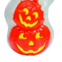 Union Products 56480 60-Watt Light Up Ghost & Pumpkin Halloween Outdoor Garden Statue Decoration Made From Blow-Molded Plastic, White/Orange (2 Pack) -Halloween Home Decor Store GUEST 0dc196d1 035e 46ed 9323 8d1e77236c5d 1