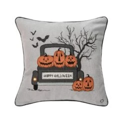 C&F Home 18" X 18" Spooky Time Embellished Throw Halloween Pillow With Light-Up LED -Halloween Home Decor Store GUEST 0f4c7a6c fc7b 44aa 9aec 1fc4270a241d