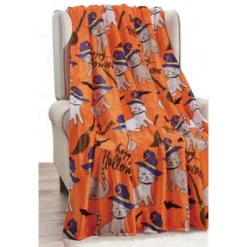 Super Spooky And Comfy Microplush Halloween Throws (50" X 60") -Halloween Home Decor Store GUEST 109d1ff4 e28f 4b34 8400 7d611c8b9edd