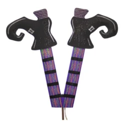 Halloween Witch Legs Multi-Color Set/3 - Three Garden Stakes 28.75 Inches - Boots Glitter - F22079 - Metal - Multicolored -Halloween Home Decor Store GUEST 13bf8fef 62aa 4b3c b8fe fa10782f8905
