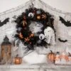Northlight Orange Ornaments And Ghost Halloween Pine Wreath, 24-Inch, Unlit -Halloween Home Decor Store GUEST 146e12ae 1bbc 49db ae77 5ea253050731