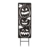 Transpac Metal 35 In. Black Halloween Corrugated Spooky Pumpkin Sign Yardstake -Halloween Home Decor Store GUEST 15131eaf 536b 44e3 bc55 36a9b1cb82aa