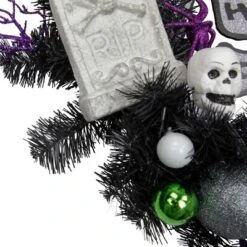 Northlight Purple And Black Spooky Skeleton Pine Halloween Wreath, 24-Inch, Unlit -Halloween Home Decor Store GUEST 1a5e66fc 35ef 4c06 9d62 6037752b850d
