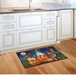 Spooky Pups Halloween Doormat 30" X 18" Indoor Outdoor Briarwood Lane -Halloween Home Decor Store GUEST 2ccef29d bafd 4f64 af90 42cd8be4bc4f