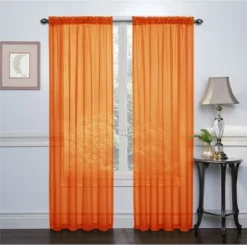 Kate Aurora 2 Piece Halloween Themed Rod Pocket Sheer Voile Window Curtain Panels -Halloween Home Decor Store GUEST 34d9b285 5d11 43c9 ae07 fe97b8092c45