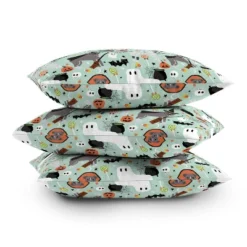 16"x16" Pet Friendly Pitbull Halloween Costumes Square Throw Pillow Green - Deny Designs -Halloween Home Decor Store GUEST 3669c3d4 a296 4f76 a4a8 8e487a3fdaee