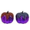 Transpac Foam 8 In. Multicolored Halloween Glitter Pumpkin Set Of 2 -Halloween Home Decor Store GUEST 3687b283 3608 49f8 957e 2d262921e3b0