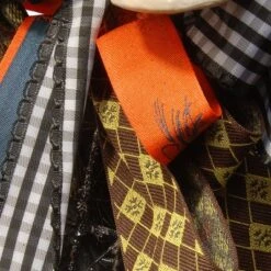 National Tree Company Artificial Skeleton's Halloween Wreath, Decorated With Branches, Orange And Black Trim, Berry Clusters, Assorted Leaves, 24 In -Halloween Home Decor Store GUEST 403f070b aae5 48f4 a593 31ce67ebff45