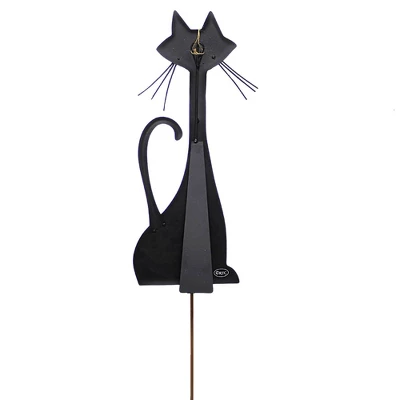 Halloween Tall Black Cat - One Yard Stake 36 Inches - Free Standing Or Stake - F22017 - Metal - Black 4 Halloween Tall Black Cat - One Yard Stake 36 Inches - Free Standing Or Stake - F22017 - Metal - Black - Image 2
