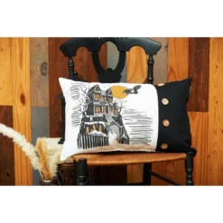 C&F Home 13" X 20" Haunted House Halloween Printed Throw Pillow -Halloween Home Decor Store GUEST 49afd907 5fcc 4dd9 a48f f6e1f51376bd