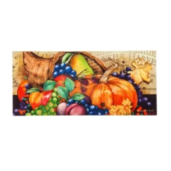 Evergreen Indoor Outdoor Doormat Bundle Set Of 5 - Frame And 4 Welcome Seasonal Inserts Halloween Pumpkin Gnome Gather Harvest Thanksgiving -Halloween Home Decor Store GUEST 4b03f04b 51c0 4082 9f43 1dff6dce877d