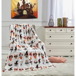 Super Spooky And Comfy Microplush Halloween Throws (50" X 60") -Halloween Home Decor Store GUEST 4d57da79 2454 4719 97d6 0c2ec5cc4318
