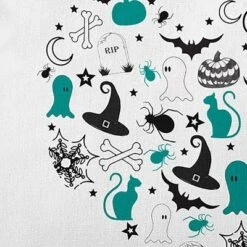 16"x16" Halloween Heart Square Throw Pillow - E By Design