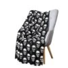 Kate Aurora Oversized Halloween Spooky Skeleton Skulls Plush Fleece Throw Accent Blanket - 50 In. W X 70 In. L -Halloween Home Decor Store GUEST 50a73416 f72e 4829 8f72 b4d8034031ef