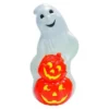 Union Products 56480 60-Watt Light Up Ghost & Pumpkin Halloween Outdoor Garden Statue Decoration Made From Blow-Molded Plastic, White/Orange (2 Pack) -Halloween Home Decor Store GUEST 5bcad697 b8ac 4a0d b672 9ff9548a68a8