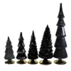 Christmas 17.0" Black Gray Glass Hued Trees S/5 Decorate Halloween Mercury Cody Foster - Decorative Sculptures -Halloween Home Decor Store GUEST 5c408837 989a 4b7d 9ac8 bcebba324a99