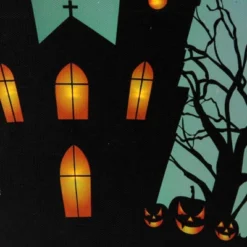 Northlight 23.5" Halloween Prelit LED Church In Cemetery Canvas Wall Art - Teal Blue/Black 7 Northlight 23.5" Halloween Prelit LED Church In Cemetery Canvas Wall Art - Teal Blue/Black -Halloween Home Decor Store GUEST 6017c8dc 9d7c 4439 9b87 acc7ef24a2f8