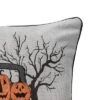 C&F Home 18" X 18" Spooky Time Embellished Throw Halloween Pillow With Light-Up LED -Halloween Home Decor Store GUEST 66a8a760 4a55 4528 abbd e3032c7fe84c
