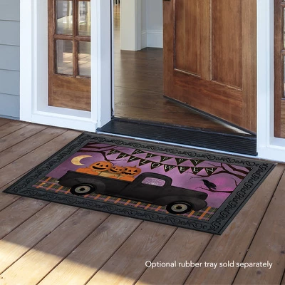 Briarwood Lane Halloween Truck Doormat Jack O'Lanterns Indoor / O 4 Briarwood Lane Halloween Truck Doormat Jack O'Lanterns Indoor / O - Image 2
