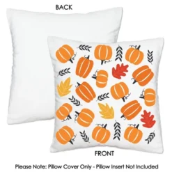 Big Dot Of Happiness Fall Pumpkin - Halloween Or Thanksgiving Party Home Decorative Canvas Cushion Case - Throw Pillow Cover - 16 X 16 Inches -Halloween Home Decor Store GUEST 70bc7dbe eabc 4c6c 9070 c91292ec8584