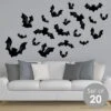 Big Dot Of Happiness Black Bats - Peel And Stick Halloween Vinyl Wall Art Stickers - Wall Decals - Set Of 20 -Halloween Home Decor Store GUEST 75355aad 7a33 42b0 8557 112fcd48d38a