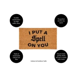 Evergreen 16 X 28 Halloween Greeting Coir Mat, I Put A Spell On You For Indoor And Outdoor Decor -Halloween Home Decor Store GUEST 783ffdcc 91d2 452e a0e3 5aa7d6b74e6e