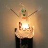 Roman Roman Halloween Ghost Night-Lite - One Nightlight 6.25 Inches - Spring Arms Boo! - 160182 - Plastic - Clear