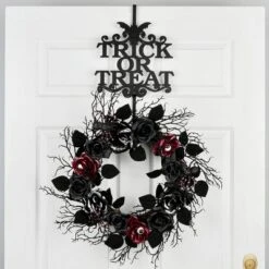 National Tree Company 19" Halloween “Trick Or Treat" Wreath Hanger -Halloween Home Decor Store GUEST 957292f5 c3d2 49a3 b232 b86c5d54eb03