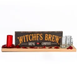 National Tree Company 24" Halloween "Witches Brew" Wood Wall Sign -Halloween Home Decor Store GUEST 9d9678e3 b41b 4065 8225 a6bba4d45c79