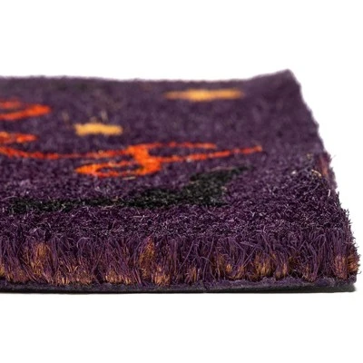 Juvale Halloween Welcome Witches Coir Door Mat Welcome Doormat Indoor Outdoor Nonslip Front Rugs 30 X 17 5 Juvale Halloween Welcome Witches Coir Door Mat Welcome Doormat Indoor Outdoor Nonslip Front Rugs 30 X 17 - Image 3