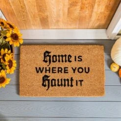 Evergreen 16 X 28 Halloween Greeting Coir Mat, Home Is Where You Haunt It For Indoor And Outdoor Decor -Halloween Home Decor Store GUEST a9ad3638 30b5 4ef6 b918 a6a4ee847786