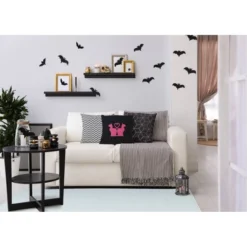 16"x16" Halloween Cats Square Throw Pillow - E By Design -Halloween Home Decor Store GUEST ad20b525 1930 49dc 90e2 bba61ab9e85e