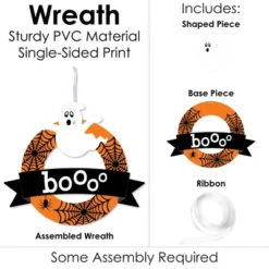 Big Dot Of Happiness Spooky Ghost - Outdoor Halloween Party Decor - Front Door Wreath -Halloween Home Decor Store GUEST b6e19cc0 2e59 4788 841c 65b84e86abad