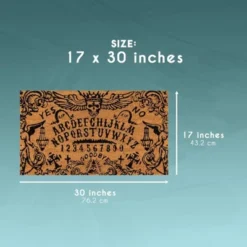 Juvale Halloween Ouija Board Coir Door Mat Welcome Doormat Indoor Outdoor Nonslip Front Rugs 30 X 17 -Halloween Home Decor Store GUEST d110719b 935e 446c b61d c54b6f0fb4db