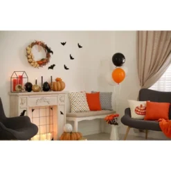 16"x16" Halloween Critters Square Throw Pillow - E By Design -Halloween Home Decor Store GUEST d1e4211c c9ce 4406 8f9a 6fc9a7630a2a