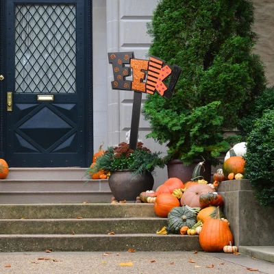 18" Halloween EEK! Garden Stake - National Tree Company 3 18" Halloween EEK! Garden Stake - National Tree Company