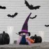 Northlight 14" Black And Purple Witch Gnome With Broom Indoor Halloween Figure -Halloween Home Decor Store GUEST e0b84fab efaa 4968 a4e0 bcb6ffbb84e6