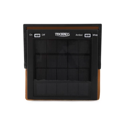 Techko Maid LED Solar 10.8" Portable Halloween Cut Out Decorative Outdoor Lantern Clear 5 Techko Maid LED Solar 10.8" Portable Halloween Cut Out Decorative Outdoor Lantern Clear - Image 3