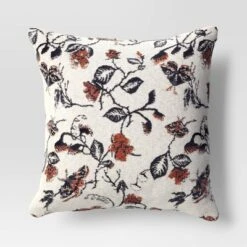 Halloween Botanical Woven Cotton Square Halloween Throw Pillow - Threshold™ -Halloween Home Decor Store GUEST ea7cfb96 8a51 4697 b2e3 7383a400fe4a