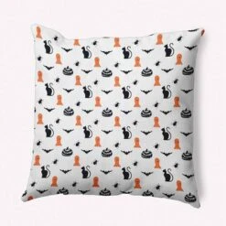 16"x16" Halloween Critters Square Throw Pillow - E By Design -Halloween Home Decor Store GUEST ef40bb29 4e94 4a16 af1e a8a8873525e8