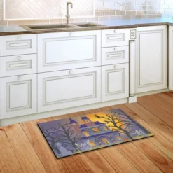 Briarwood Lane Haunted House Party Halloween Doormat Full Moon Indoor / Outdoor 30" X 18" -Halloween Home Decor Store GUEST f7c756ae f68d 4c63 acb5 32a467e87e25