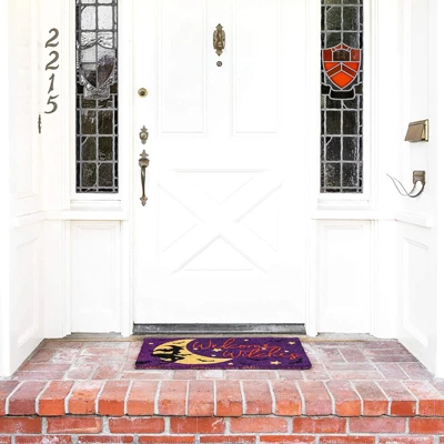 Juvale Halloween Welcome Witches Coir Door Mat Welcome Doormat Indoor Outdoor Nonslip Front Rugs 30 X 17 3 Juvale Halloween Welcome Witches Coir Door Mat Welcome Doormat Indoor Outdoor Nonslip Front Rugs 30 X 17