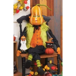 Gallerie II 7" Kid Ghost With Trick-or-Treat Sign Halloween Figure Decoration -Halloween Home Decor Store GUEST fd585b86 1417 42df 90f8 33be33e7503c 1